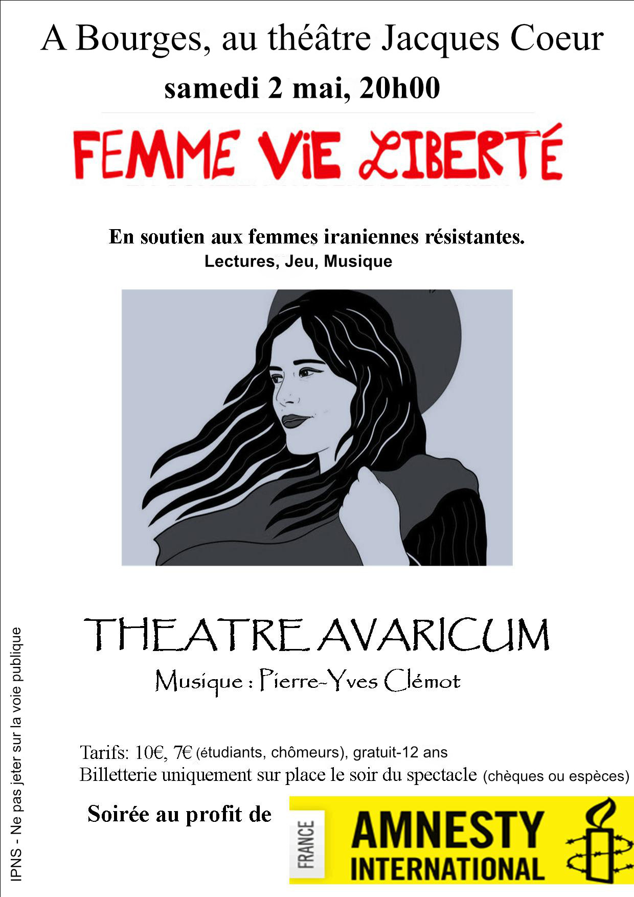 Femme Vie Liberté — visuel événement