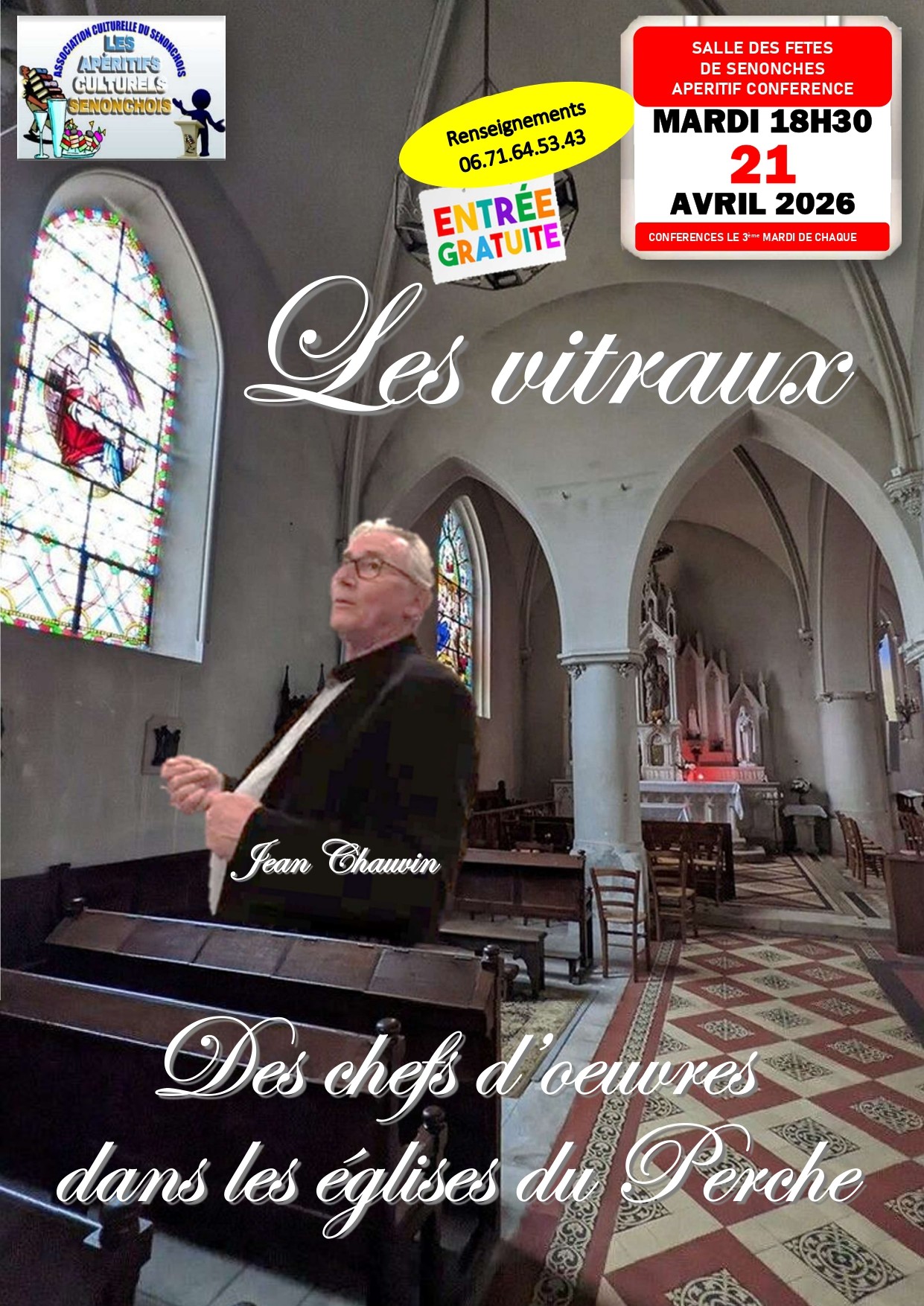 Apéritif conférence - Les vitraux