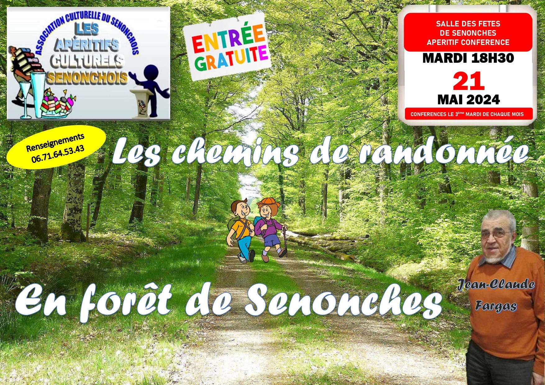Apéritif conférence - Les chemins de randonnées en forêt de Senonches null France null null null null