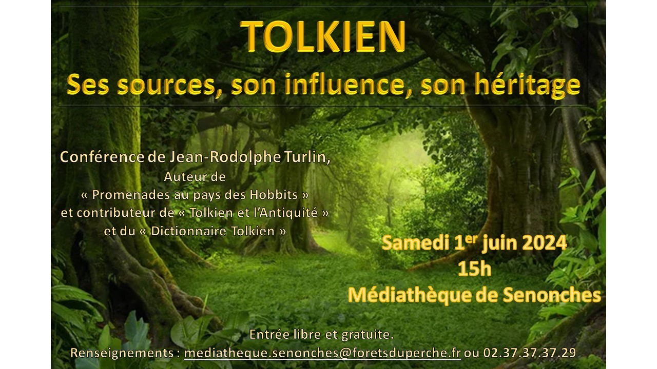 Conférence -Tolkien, ses sources, son influence, son héritage null France null null null null
