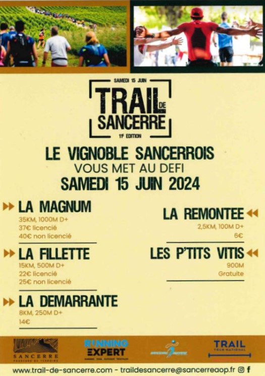 Trail de Sancerre : 11e édition  France Centre-Val de Loire Cher Sancerre 18300