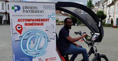 Amilly - Rencontre : Le triporteur du PIMMS — visuel événement