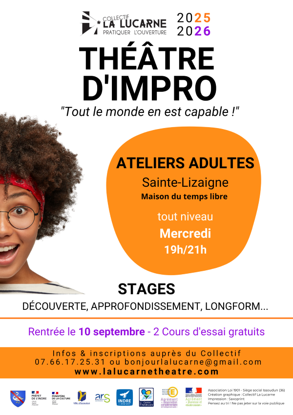Ateliers de Théâtre d'improvisation