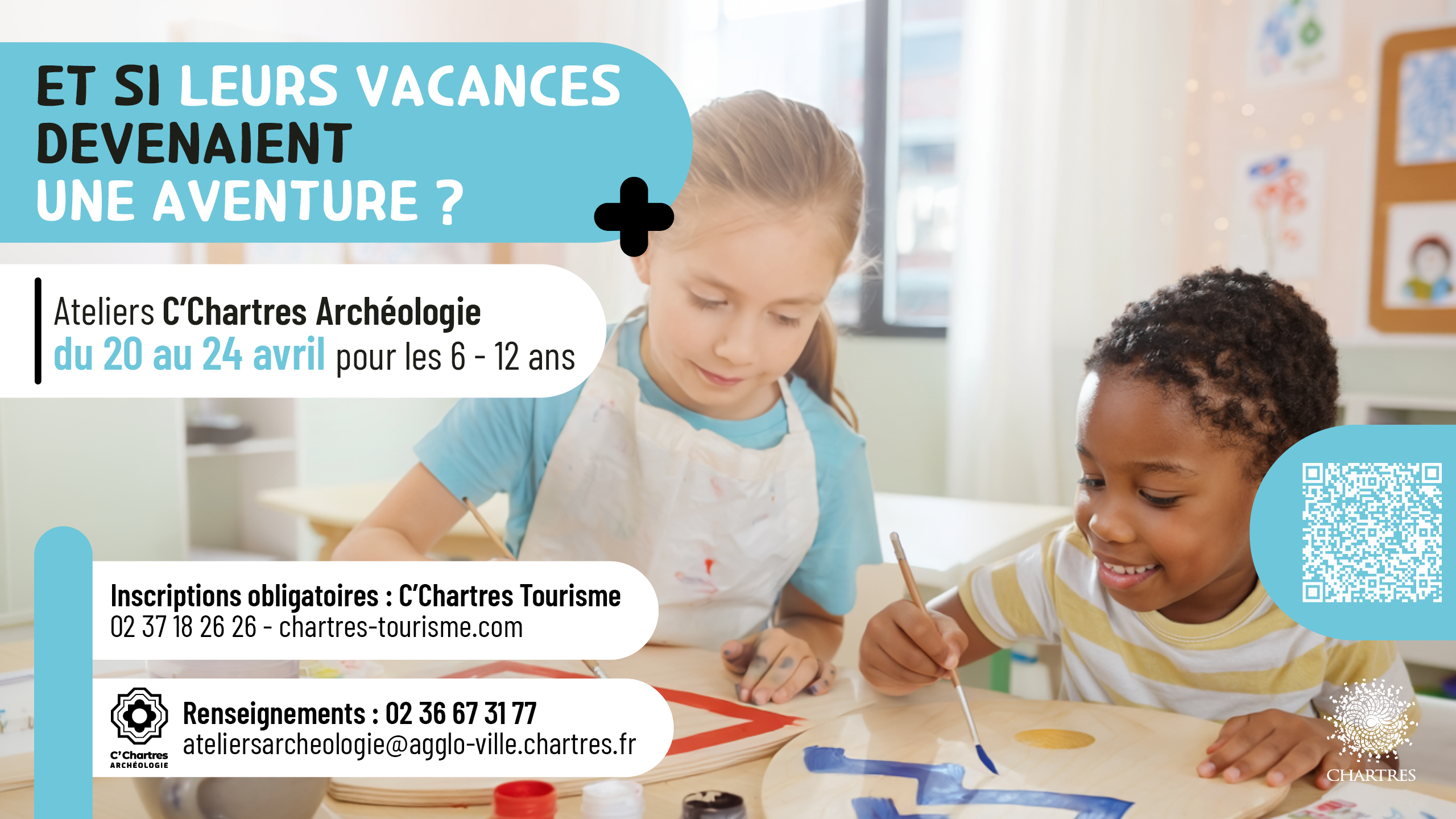 Ateliers archéologie 9-12 ans : créer son vitrail
