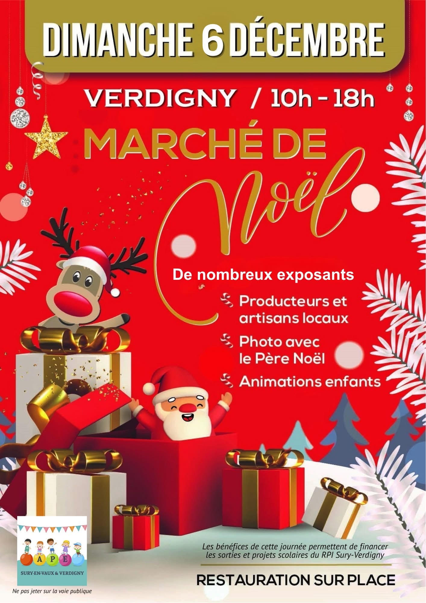 Affiche de [Noël en Grand Sancerrois] Marché de Noël