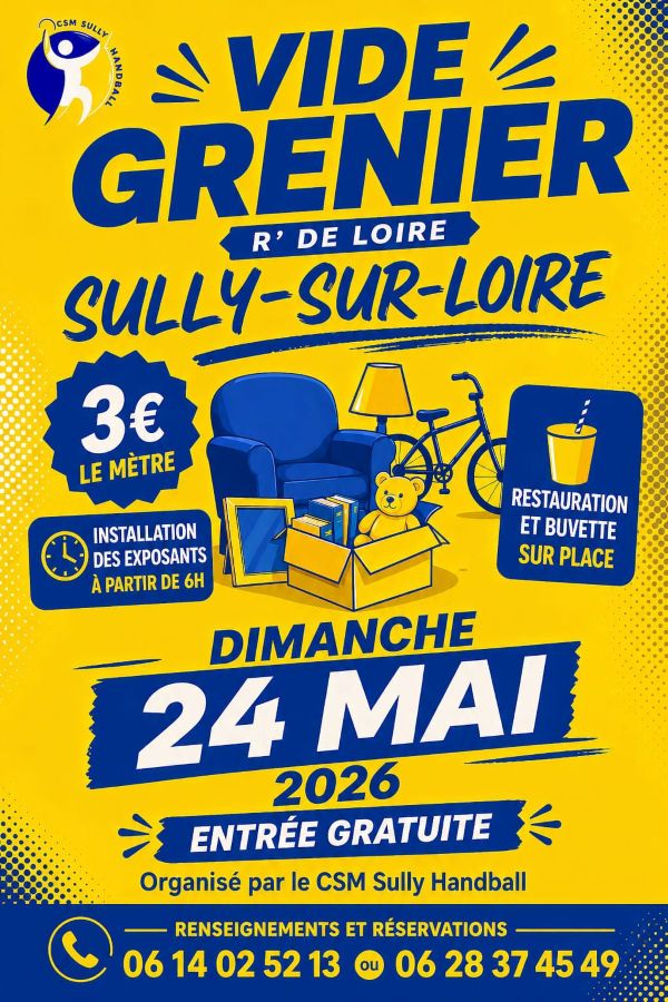 Vide Grenier du CSM Sully Handball