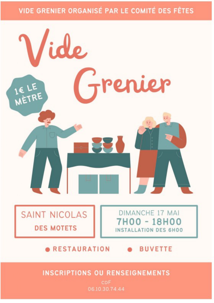 VIDE GRENIER — visuel événement