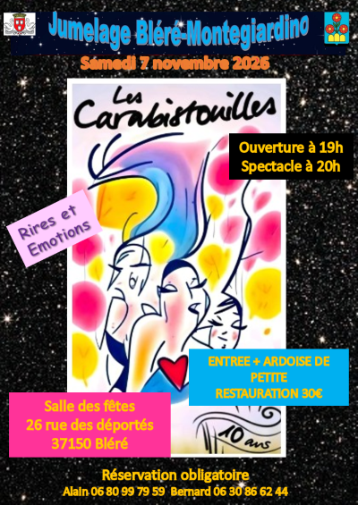 Soirée cabaret "Les Carabistouilles" — visuel événement