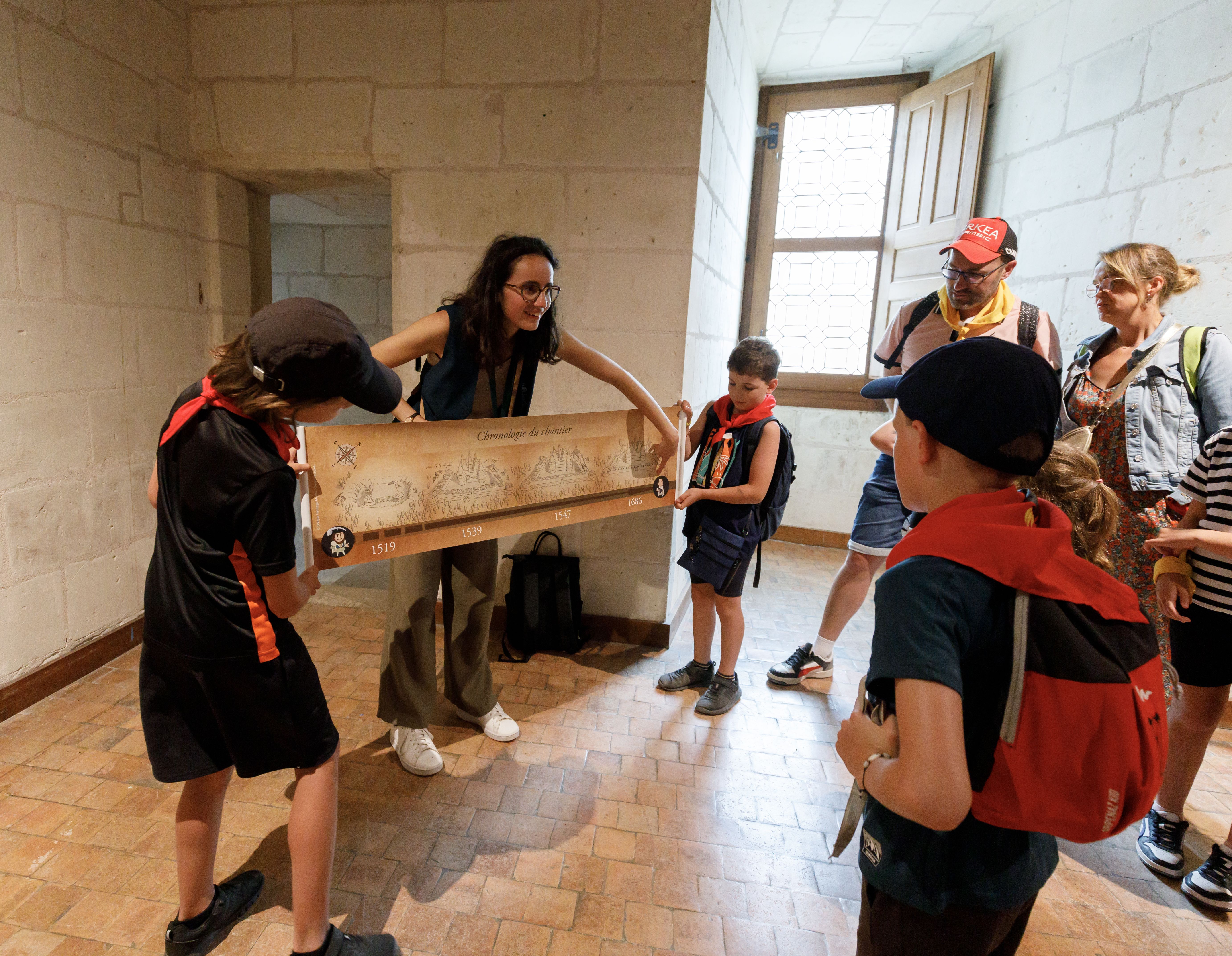 Visite familiale le roi et l'empereur, Chambord - photo 2