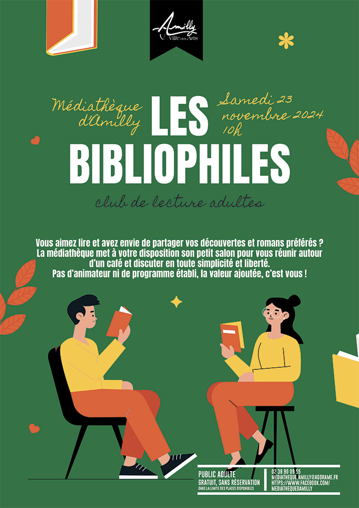 Les bibliophiles : club de lecture